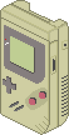 image de gameboy pixellisée