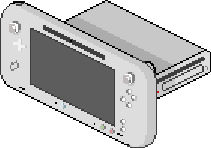 image de Wii U pixellisée
